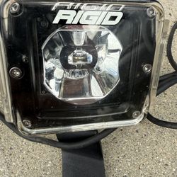 Rigid LED lights, With Brackets, Lens Covers And Some Wiring 
