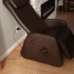 Brown Leather Massage Chair 