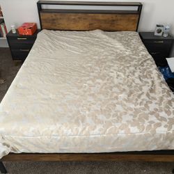 Brand New Bed With 2 Side Tables