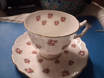 Aynsley Rosedale Footed TeaCup