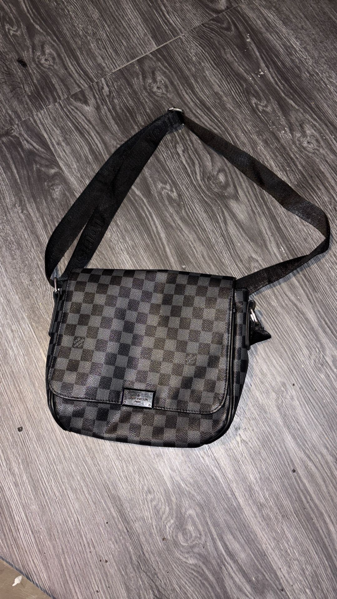 LOUIS VUITTON Damier Graphite District PM N41260 Shoulder bag