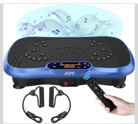 AXV Vibration Plate Fitness Platform Exercise Machine Vibrating Shaking Full Body Shaker Workout Vibrate Stand Shake Board Sport Gym for Weight Loss F