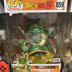 Funko Pop Shenron Glow GITD Metallic #859 Dragonball Z Jumbo 10" Funimation 2020