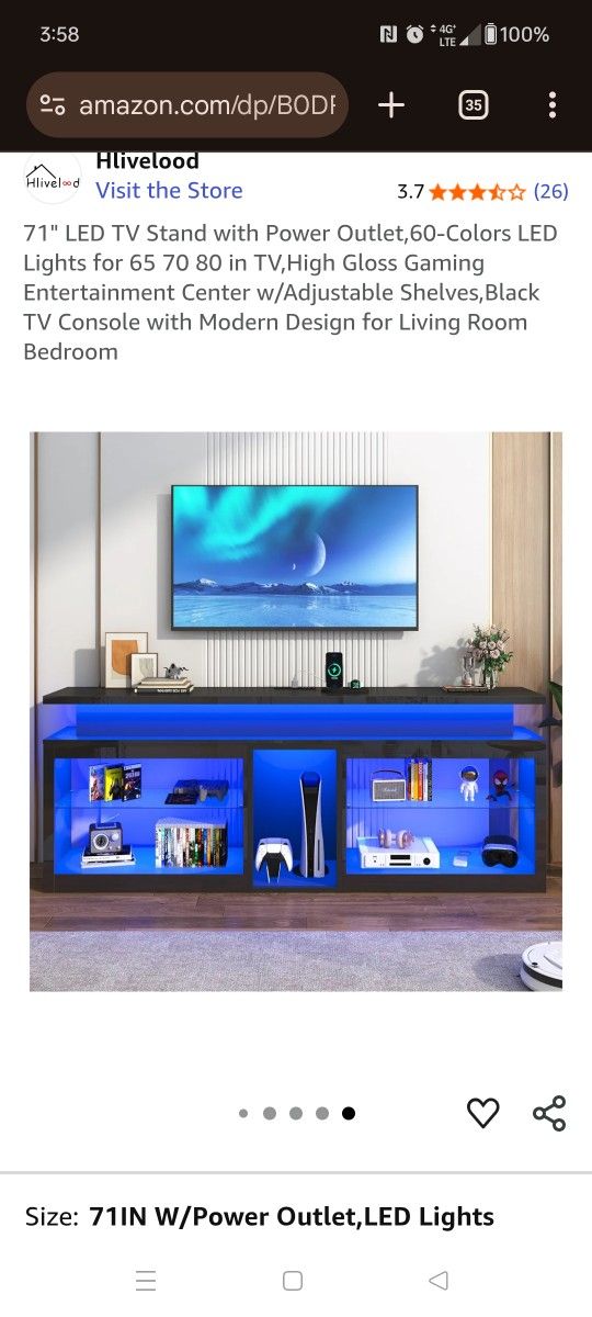 LED Tv Stand In Box