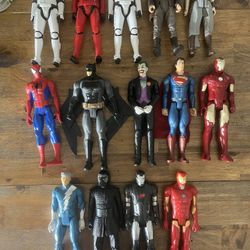 14 Action Figures 