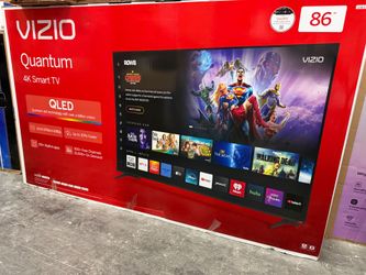 86" screen Qled smart 4k ultra HDTV by vizio Quantum pro.  120htz.  Original box sealed.