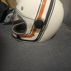 Vintage Style Harley Davidson Helmet