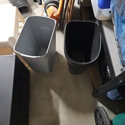 Two Trash Cans 
