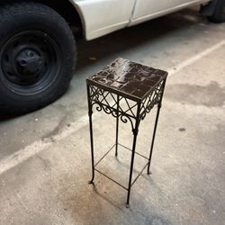 Wrought  iron plant stand