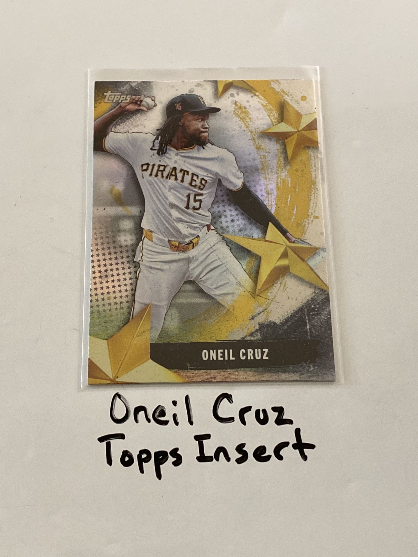 Oneil Cruz Pittsburgh Pirates Shortstop Topps Short Print Insert Card.