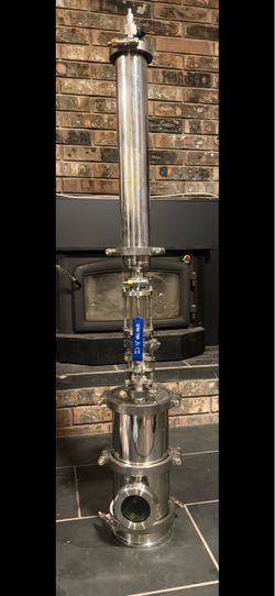 Top Fill Closed Loop Extraction System Stainless Steel