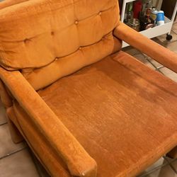 Vintage Velvet Chair