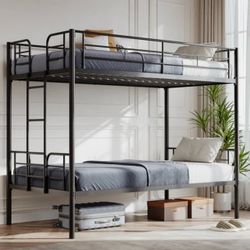 Twin on twin bunk bed