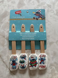 Disney’s Stitch Mini Holiday Spatulas — 4 Set