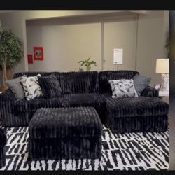 Brand New Elegant Ashley’s Midnight Madness Sectional