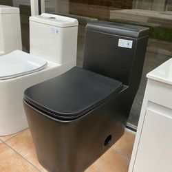 NEW YEAR SALE ~ Modern One Piece Black Ceramic Bathroom Toilets ~ Different Models Available