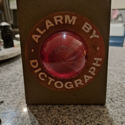 Antique Alarm Light 1940s To 1950s