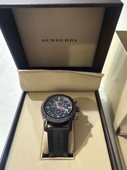 Burberry Chronograph Watch with Box