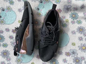 Black And Rose Gold Puma Sneakers