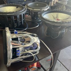 Speakers  MA Audio. Kicker Cvx  CVR  Rocky Fosgate.