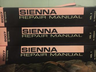 SIENNA CAR 2007 MANUELS