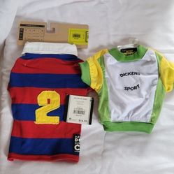2 Dog Shirts Size: XS 