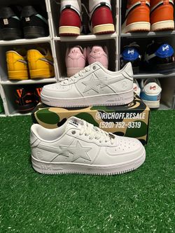 Bapesta Shoes Triple White