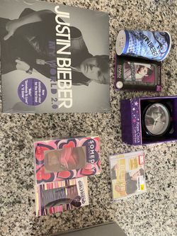 Justin Bieber Merchandise Collection Lot