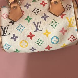 LV X TM Monogram Multicolor Nano Speedy White