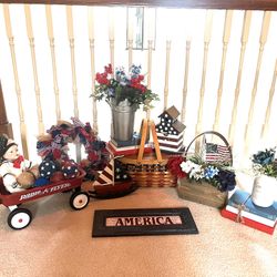 Patriotic Picnic Basket Katy Or Conroe 