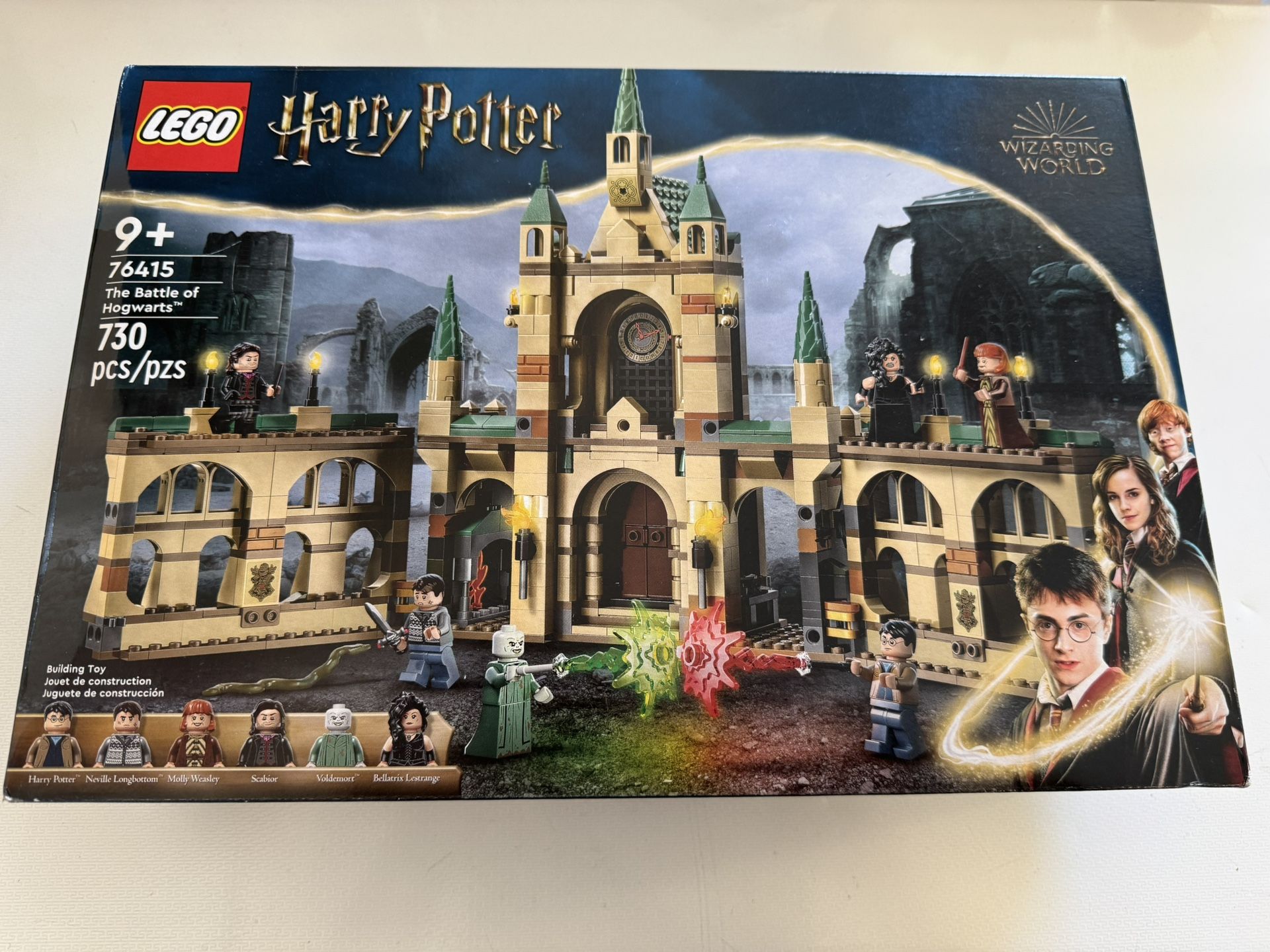 Lego 76415 Harry Potter Battle of Hogwarts New Retired 6 Minifigures Voldemort