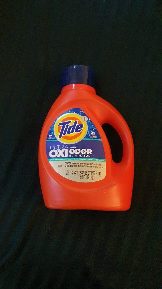 $10 EACH (1 Available) Tide Ultra Oxi Odor Eliminator Liquid Laundry Detergent 92oz