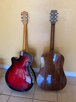 Guitars with amplifier