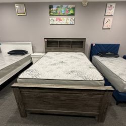 Full Bed Frame With Storage 