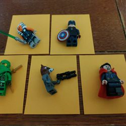 5- LEGO MINI FIGURES, ALL 5 FOR $20   PICK ⛏️ UP ONLY