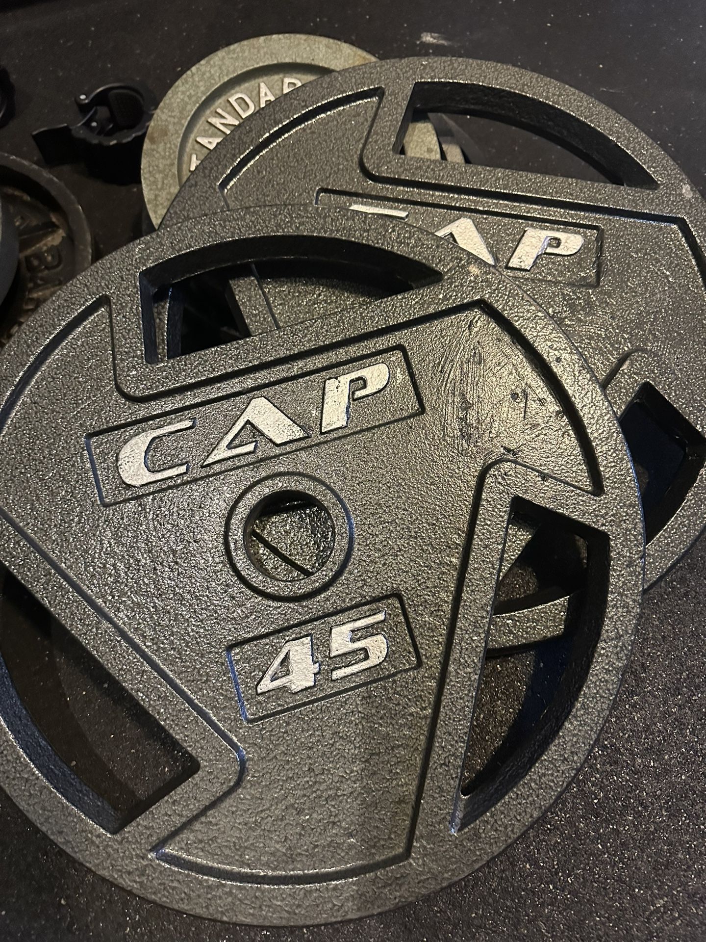 45 LB CAP Olympic Weight Plates