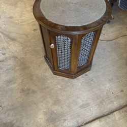 1969 Vintage Hexagonal Accent Table