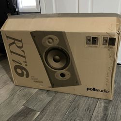 Polk Audio RTi6 Bookshelf Speakers (Black Oak) - High-Performance Sound