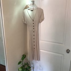 Beige Long Dress