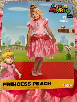 Toddlers Princess Peach costume