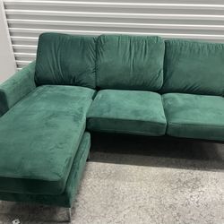 Moving: Green Sofa