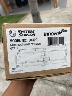 SYSTEM SENSOR 4 WIRE DUCT SMOKE DETECTOR D4120
