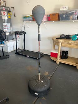 Everlast style freestanding reflex bag