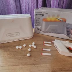 Sharper Image LED Gravity Z3 Hovering Target Shootout Set