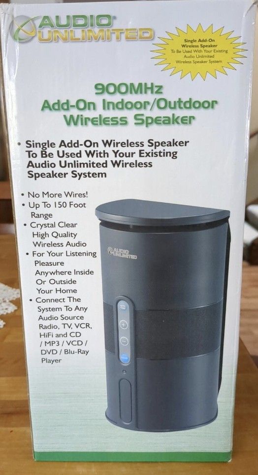 900MHz Add-On Indoor)Outdoor Wireless Speaker