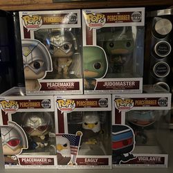 Peacemaker the tv show Funko Pops! 