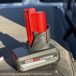 New Milwaukee M12 High Output 5.0Ah Battery