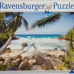 Ravensburger Seaside Beach 27" X 20"  1000 Piece Puzzle 