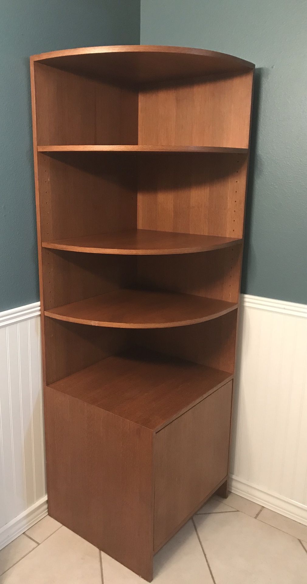 Corner shelf and storage