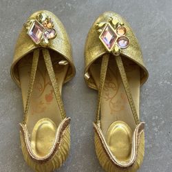 Disney Store Belle Shoes Costume Dress Up Beauty & Beast Gem Ballet Size 13